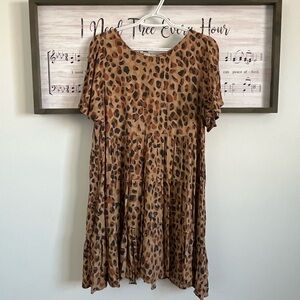 By Together Brown Leopard Women’s Dress